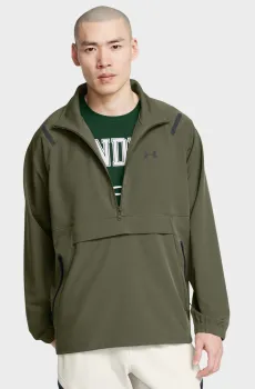 Мужской темно-зеленый анорак UA Unstoppable Anorak LC Зеленый L Under Armour 1389355-390