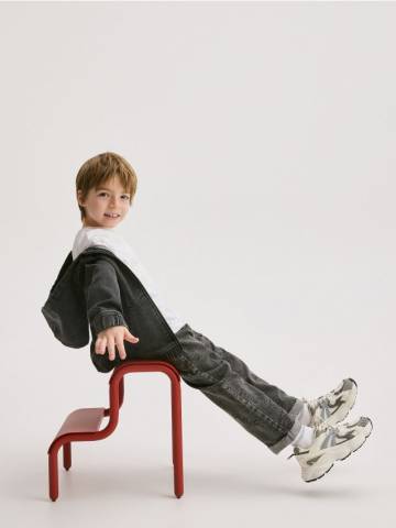 Reserved - BOYS` JEANS TROUSERS - сірий - 508CJ-90J Reserved - BOYS` JEANS TROUSERS - сірий - 508CJ-90J