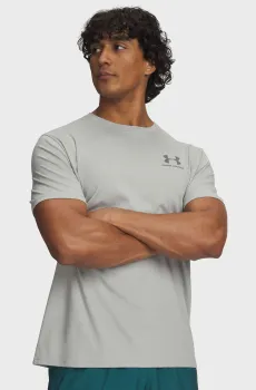 Мужская серая футболка UA M SPORTSTYLE LC SS-GRY Серый L Under Armour 1326799-069