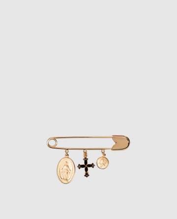 Золотая заколка с подвесками Золотая заколка с подвесками