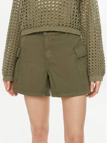 Noisy May Шорти з тканини Smiley 27029292 Зелений Relaxed Fit Noisy May Шорти з тканини Smiley 27029292 Зелений Relaxed Fit