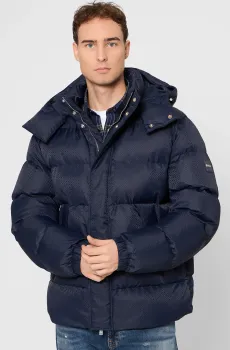 Мужская темно-синяя куртка Синий 48 BOSS 50548727;404
