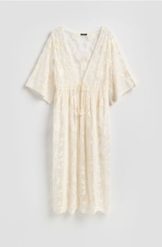 Reserved - Пляжна накидка - кремовий - 299ID-01X