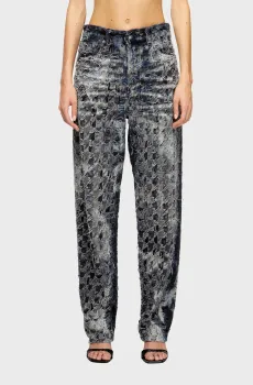 Женские темно-синие джинсы 1988 D-ARK-FSH Синий 24 Diesel A21353 0CEBL