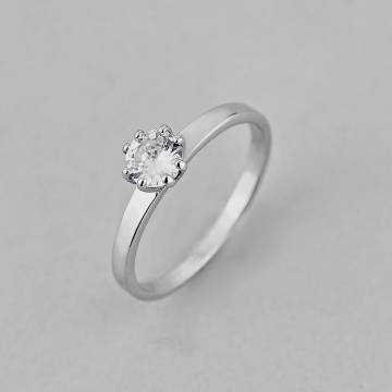 Серебряное кольцо Minimal РИАНА к б б.з. Rh (16p) 16 Серебряное кольцо Minimal РИАНА к б б.з. Rh (16p) 16