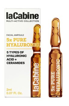 Гиалуроновая ампула для лица LaCabine 5x Pure Hyaluronic Ampoules, 2 мл