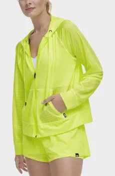 Женское салатовое худи Салатовый XL DKNY DP3J8949