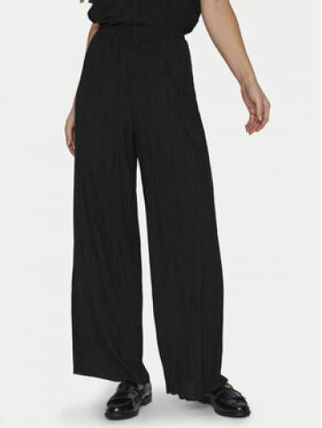 Vila Штани з тканини Plisa 14089681 Чорний Regular Fit Vila Штани з тканини Plisa 14089681 Чорний Regular Fit