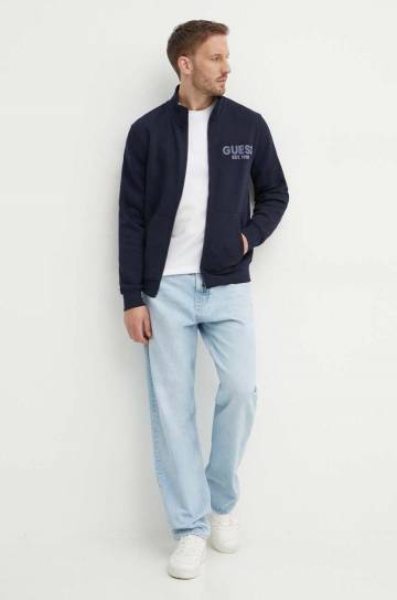 Футболка Guess мужской цвет белый с принтом M4YI34 J1314 Футболка Guess мужской цвет белый с принтом M4YI34 J1314