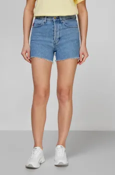 Женские голубые джинсовые шорты Голубой 28 HUGO 50466851;440