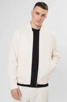 Мужской белый кардиган Белый 52 BOSS 50554155;131