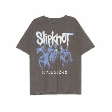 Cropp - Футболка з принтом Slipknot - темно-сірий Cropp - Футболка з принтом Slipknot - темно-сірий