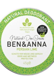 Дезодорант-крем Ben & Anna Natural Soda Cream Deodorant, Persian Lime, 45 г