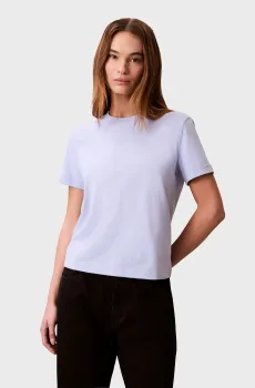 Женская голубая футболка LOGO GRAPHIC TEE Голубой M Calvin Klein LV044C905G