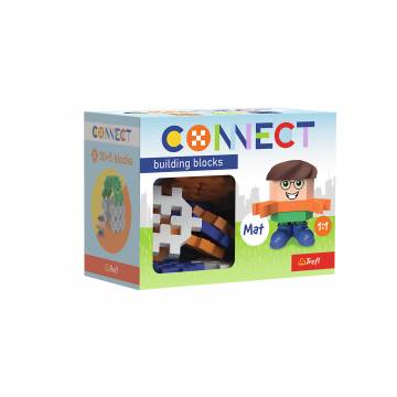 Детский конструктор Trefl Connect с игровой фигуркой Mat, от 4 лет, 35 деталей (62005) Детский конструктор Trefl Connect с игровой фигуркой Mat, от 4 лет, 35 деталей (62005)
