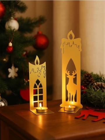 Підсвічники 2 шт - золотий