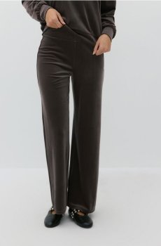 Reserved - Вельветові штани - кавовий - 8193B-84X