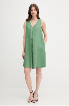 Льняное платье United Colors of Benetton