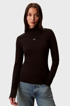 Женский черный гольф WOVEN LABEL Черный S Calvin Klein Jeans LV047D203G