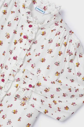 Детская рубашка Mayoral цвет розовый 4117