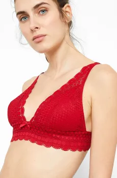 Женский красный бюстгальтер с треугольной чашкой CHERIE CHERIE Красный 70C Etam 6515255