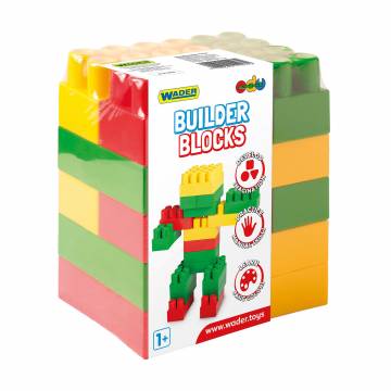 Детский конструктор Wader Builder Blocks от 1 года, 22.5*19*12.5 см, 15 элементов (41584) Детский конструктор Wader Builder Blocks от 1 года, 22.5*19*12.5 см, 15 элементов (41584)