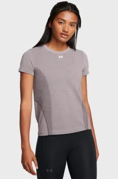 Женская пудровая футболка Vanish Seamless Loose SS Розовый XS Under Armour 1384406-015