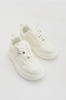 Reserved - Кросівки зі штучної шкіри - білий - 774IS-00X
