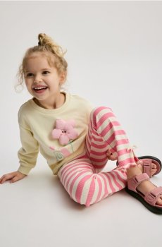 Reserved - Ребристі штани в смужку - різнобарвний - 802HN-MLC