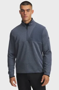 Мужская серая спортивная кофта UA Drive SweaterFleece HZ Серый M Under Armour 6005671-044