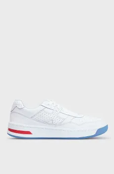 Мужские белые кожаные кроссовки UA Court 96 Белый 9 Under Armour 3028633-100