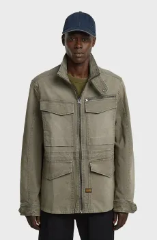 Мужская серая джинсовая куртка Rovic slim field Серый M G-Star RAW D26117,E172