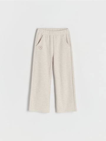 Reserved - GIRLS` TROUSERS - бежевий - 727EG-08M Reserved - GIRLS` TROUSERS - бежевий - 727EG-08M