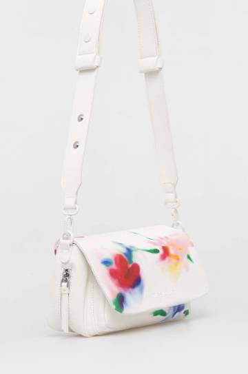 Сумочка Desigual LIQUIDFLOWER TROM цвет белый 24SAXP63 Сумочка Desigual LIQUIDFLOWER TROM цвет белый 24SAXP63