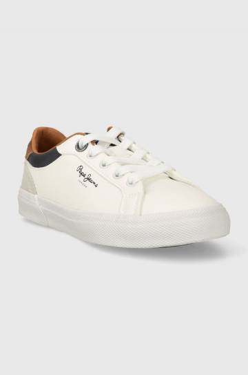 Детские кроссовки Pepe Jeans KENTON COURT B цвет белый Детские кроссовки Pepe Jeans KENTON COURT B цвет белый