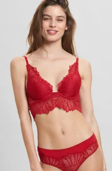 Женский красный бюстгальтер пуш-ап KARMA Красный 75C Etam 6515684