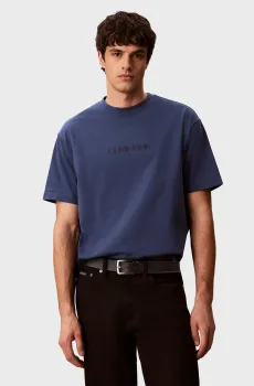 Мужская темно-синяя футболка STANDARD Синий XL Calvin Klein LV040HM228