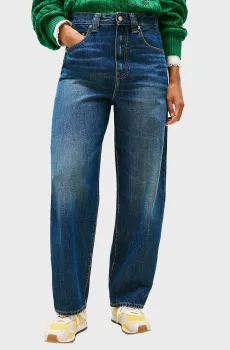 Женские синие джинсы MINE BARREL Синий 26-32 Tommy Hilfiger WW0WW47692