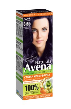 Стойкая крем-краска для волос Acme Color Avena Naturals Permanent Cream Color 3.65 Баклажановый, 115 мл