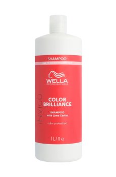 Шампунь Wella Professionals Invigo Color Brilliance Shampoo для окрашенных нормальных и тонких волос, с лаймовой икрой, 1 л