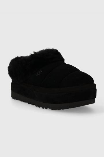 Замшевые тапочки UGG Tazzlita цвет чёрный 1146390 Замшевые тапочки UGG Tazzlita цвет чёрный 1146390