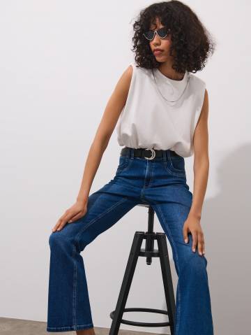 Mohito - Блузка без рукавів - білий - XL