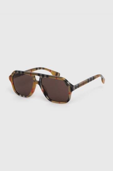 Детские солнцезащитные очки Burberry цвет бежевый 0JB4340 Детские солнцезащитные очки Burberry цвет бежевый 0JB4340