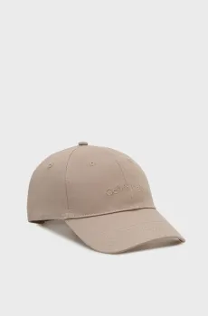 Мужская бежевая кепка LOGO EMBROIDERY BASEBALL Бежевый ONESIZE Calvin Klein LV04D5003G
