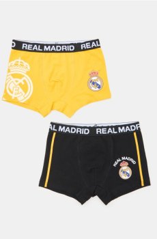 Бавовняні боксери Real Madrid, 2 штуки - жовто-зелений