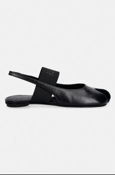 MM6 Maison Margiela сандалии с открытой пяткой для женщин кожаные