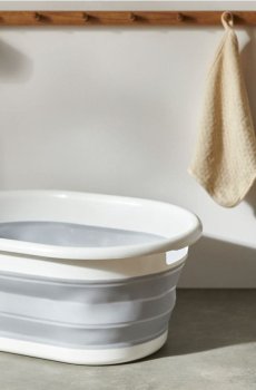 Складна миска - сірий