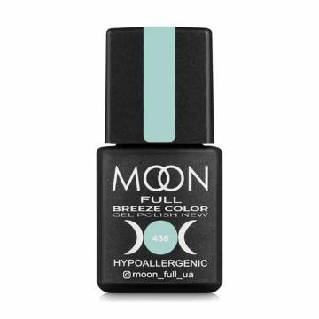 Гель-лак для ногтей Moon Full Breeze Color Gel Рolish 438 Небесная бирюза, 8 мл Гель-лак для ногтей Moon Full Breeze Color Gel Рolish 438 Небесная бирюза, 8 мл