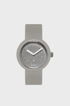 Женские серые часы O clock Серый M O bag OKLKAS00094