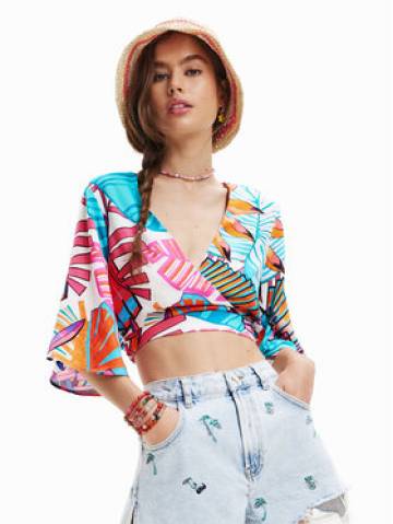 Desigual Блузка 23SWMW09 Кольоровий Regular Fit Desigual Блузка 23SWMW09 Кольоровий Regular Fit